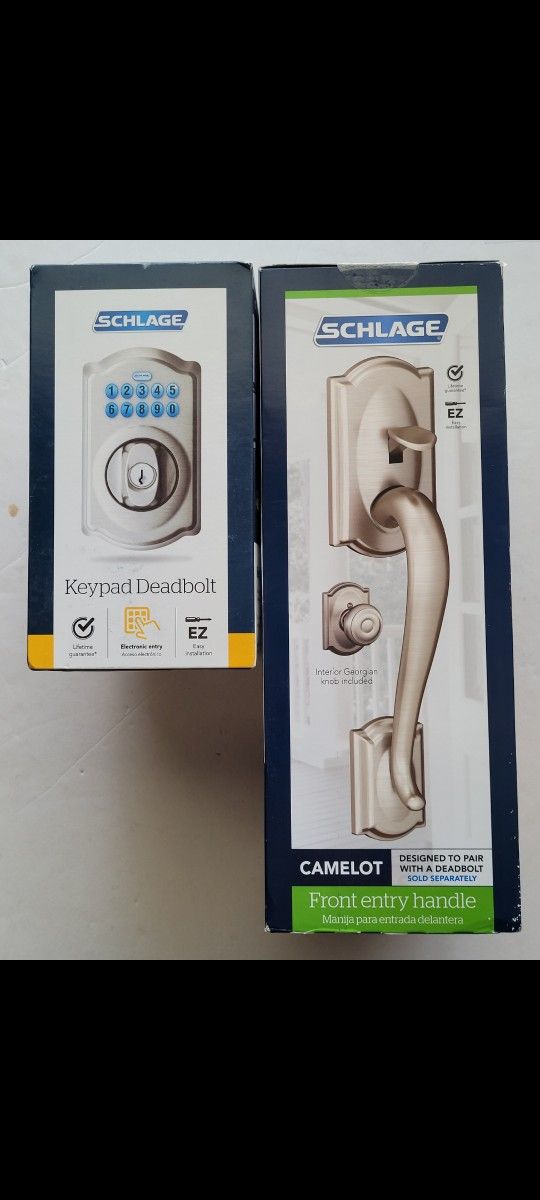 Schlage Camelot Electronic Deadbolt With Handleset