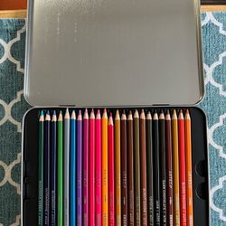 ARTEZA 72 Watercolor Pencils, Water Colored Pencils Set in Tin Box for Artists