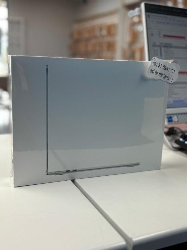 Apple MacBook Air 15" M3 Laptop New - Pay $1 To Take It Home Today and pay the rest later.