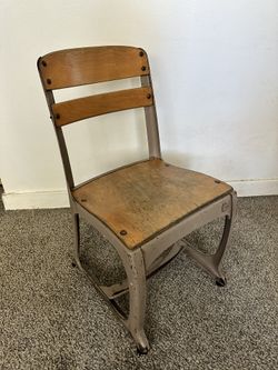 Vintage School Chairs 
