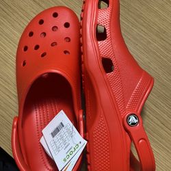 Red Crocs