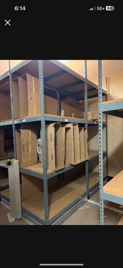 Professional Backroom/Storage Shelves, Sliding
