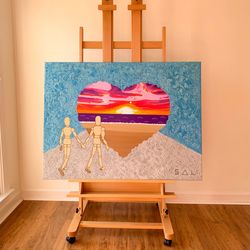 Acrylic Canvas Painting Handmade Original