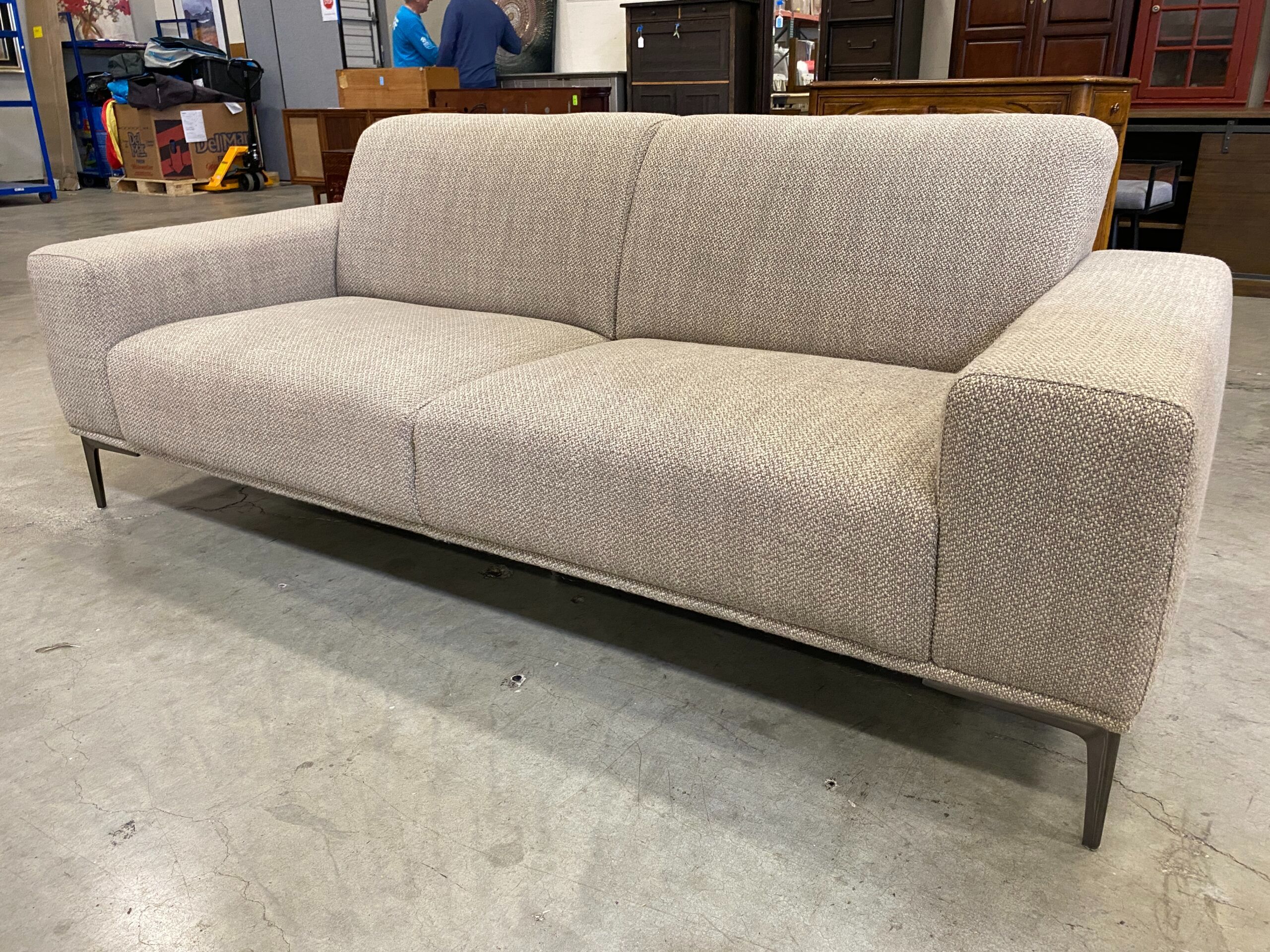 SCANDINAVIAN DESIGNS Greige Woven Wide Seat Sofa