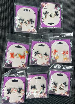 Hello Kitty Halloween Earrings