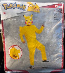 Pokemon Pikachu Costume Size Large 10-12 - Disguise - Worn Once