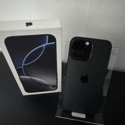 Apple iPhone 16 Pro Max Unlocked, 256GB Excellent condition Black Titanium