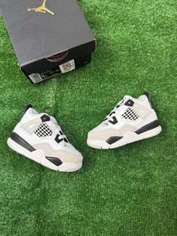 Jordan 4 Military Black Toddler Size 5c New BQ7670-111 Air Jordan Retro Baby TD