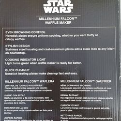 Star Wars melinnium falcon waffle maker