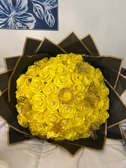 ribbon boquet