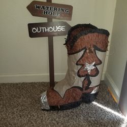 Country Theme Pinata 15 Bucks For Both Piece's (contact info removed)