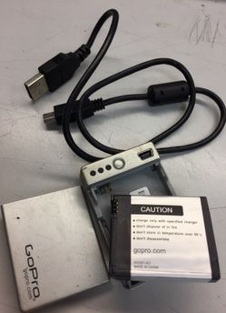 GoPro chargers and battery cable