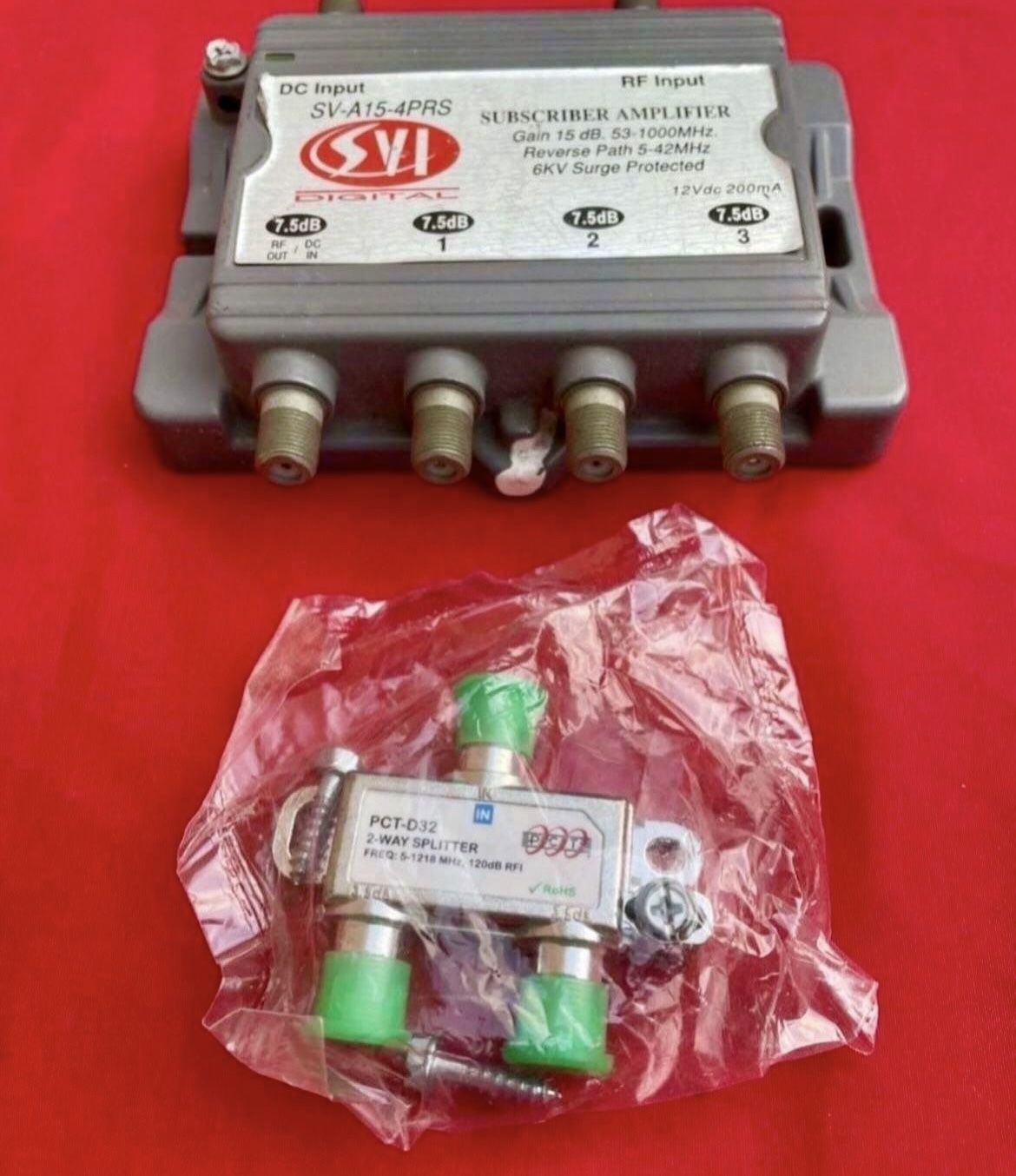 Coaxial splitter