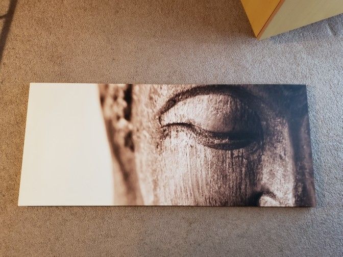 Large buddha wall art