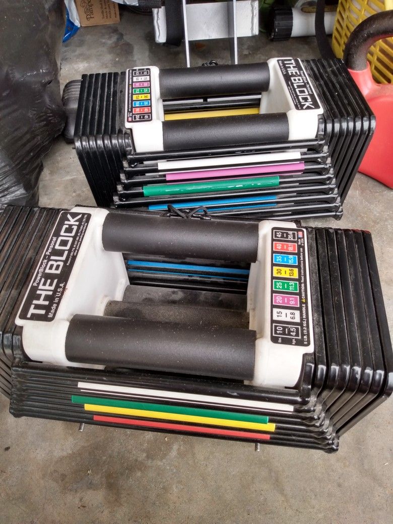 PowerBlock Dumbbells- Personal Adjustable Weight Set