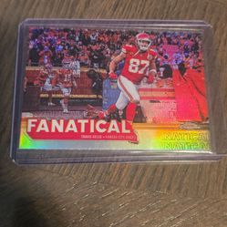 Topps chrome football fanatical travis kelce ssp