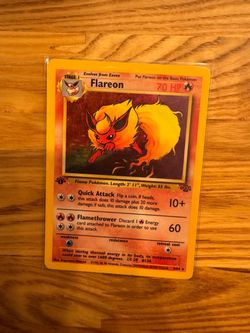 Flareon 1st Ed Jungle Holo 3/64
