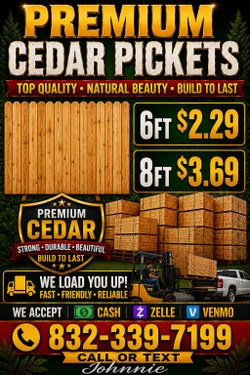 Premium Cedar Pickets