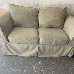 Free Slipcovered Loveseat Sofa