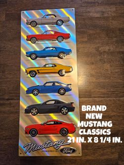 BRAND NEW, MUSTANG GARAGE ART