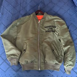 Assholes Live Forever Bomber jacket