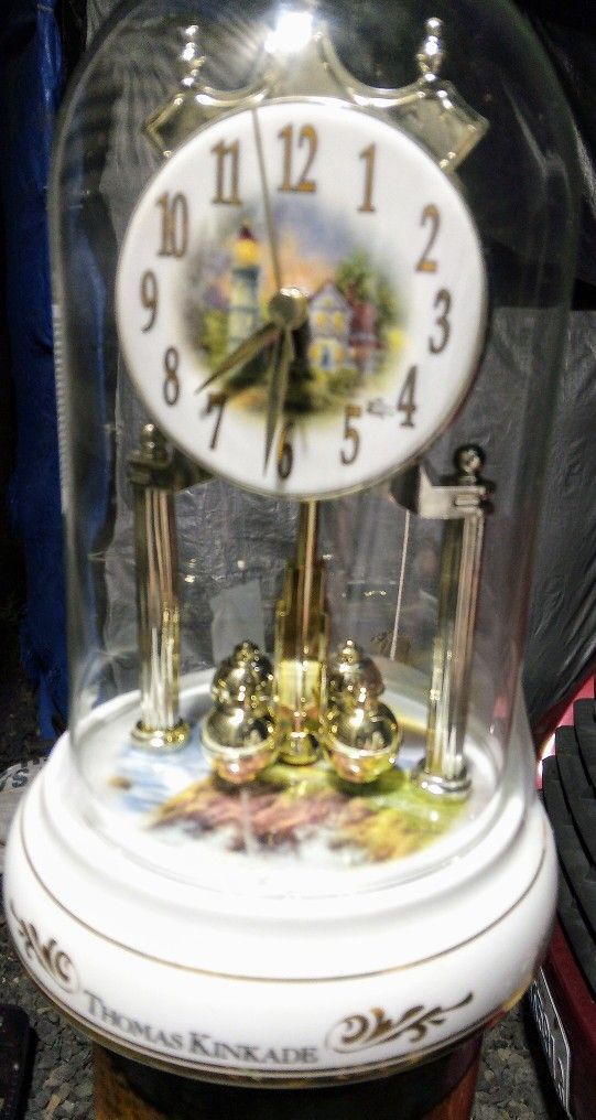 Thomas Kinkade 1991 Sweetheart Cottage Clock