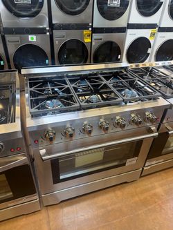 NXR 36” Stainless Steel Gas Range with 6 Burners