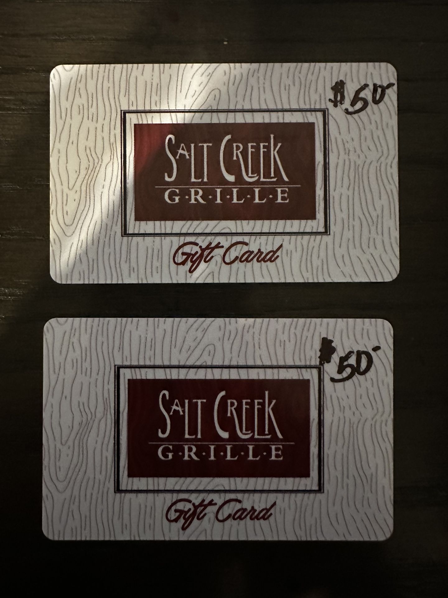 Salt Creek Grille Gift Cards $100
