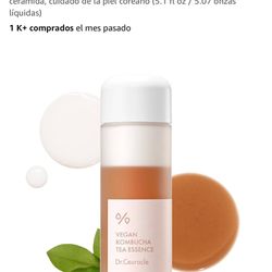 Dr.Ceuracle Vegan Kombucha Tea Essence - Tónico lechoso hidratante con extracto de té de kombucha, centella asiática, ceramida, cuidado de la piel cor
