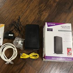 NETGEAR N600 (8x4) WiFi DOCSIS 3.0 Cable Modem Router (C3700) Certified for Xfinity from Comcast, Spectrum, Cox, Spectrum