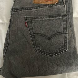 Levi 501 Grey Jeans