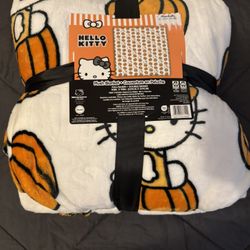 Hello Kitty Pumpkin Blanket