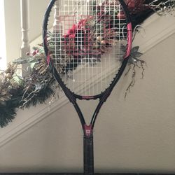 Wilson Hope Tennis Racket Breast Cancer Black & Pink  4 1/2 