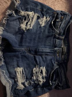 American Eagle Distressed Denim Shorts
