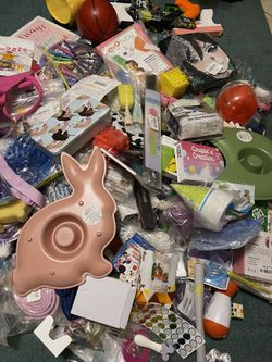 Assortment Of Toys, Paint, Bags, And More 