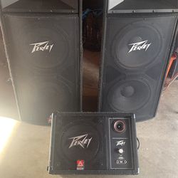 Speakers And Monitor Peavey For $750 Or $550 Just The Speakers