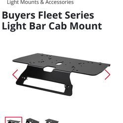 Light bar cab mount