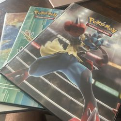 3 Binders Of Older Pokemon Cards For Sale 
