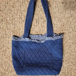 WOMENS TOTE BAG PURSE BLUE 