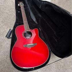 Ovation Balladeer, Contour Deep Bowl, Acoustic Electric Guitar