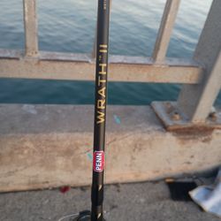 Penn wrath 11 rod and reel combo.