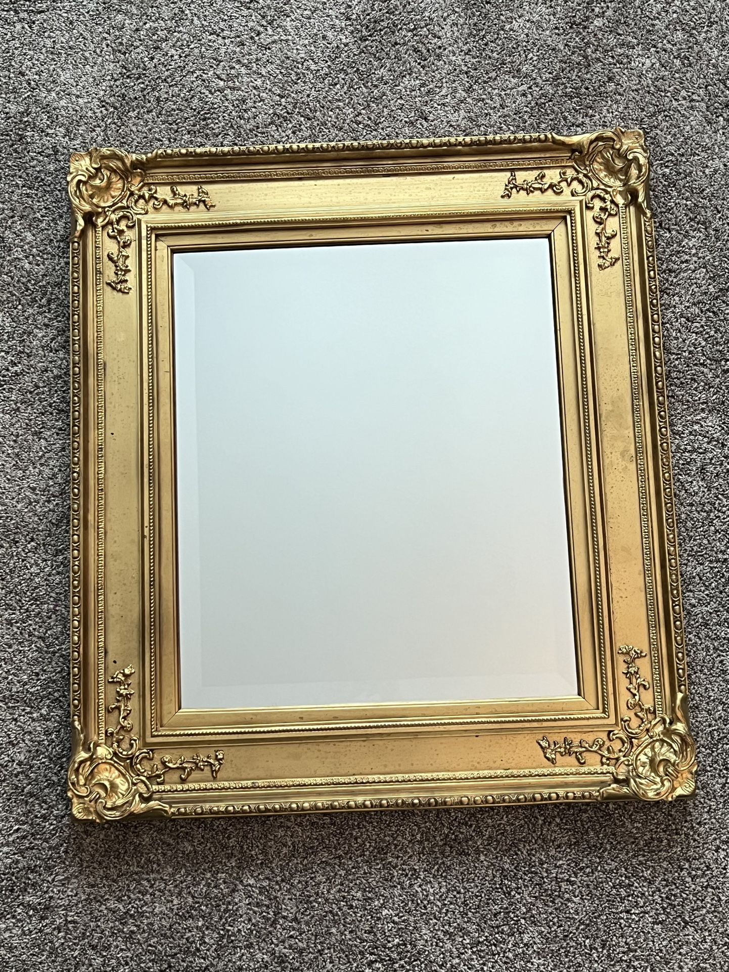 Vintage Large Gold Mirror