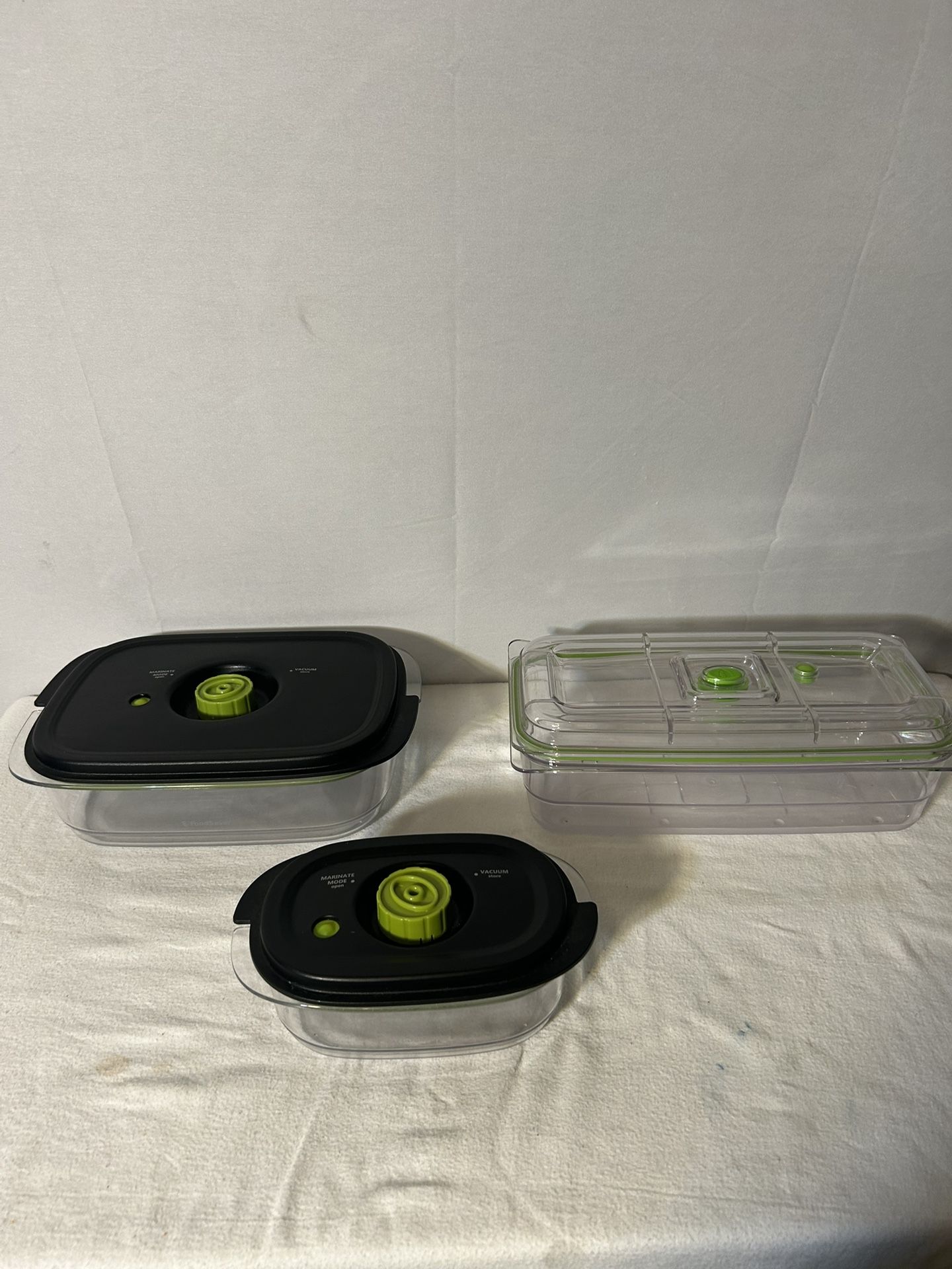 3 Pz Foodsaver Preserve Containers