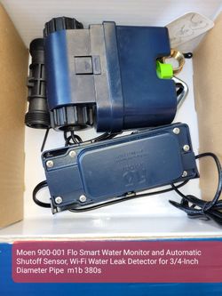 Moen 900-001 Flo Smart Water Monitor and Automatic Shutoff Sensor Wi - &Ky-