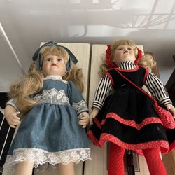 two rare vintage dolls