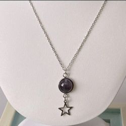 Celestial Star Amethyst Necklace 