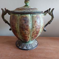 Metal Patina Urn