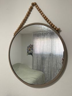 Round Hanging Mirror