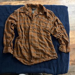 Liz Claiborne size large brown button up