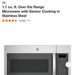 Over Range Microwave (New)